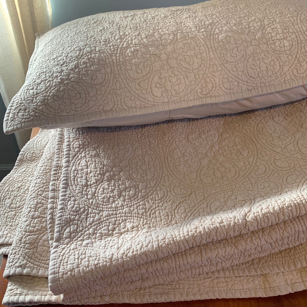 Linen Quilt from Restoration Hardware
